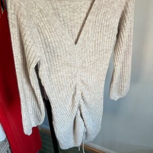 Front Tie Knit Mini Dress - BB Dakota